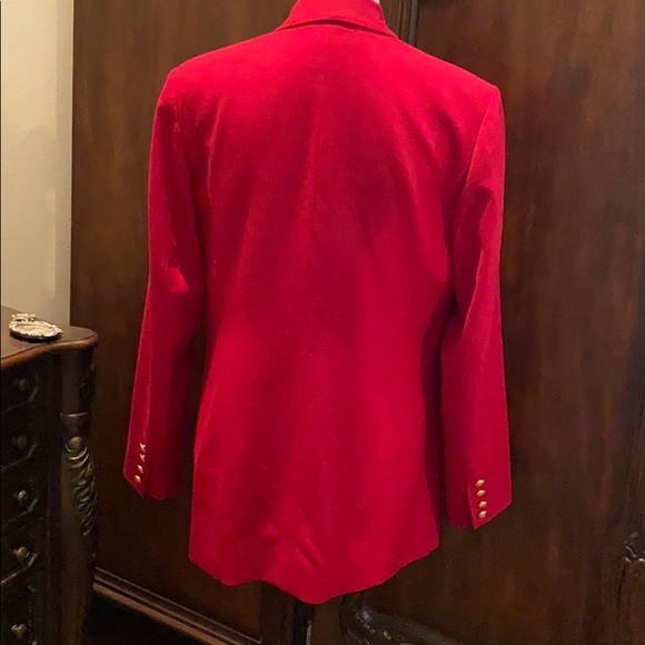 Talbots Red Blazer - Picture 2 of 5